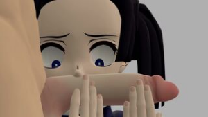 Aoi Sniffing?SBXN? - Kimetsu no Yaiba animation on Crohasit